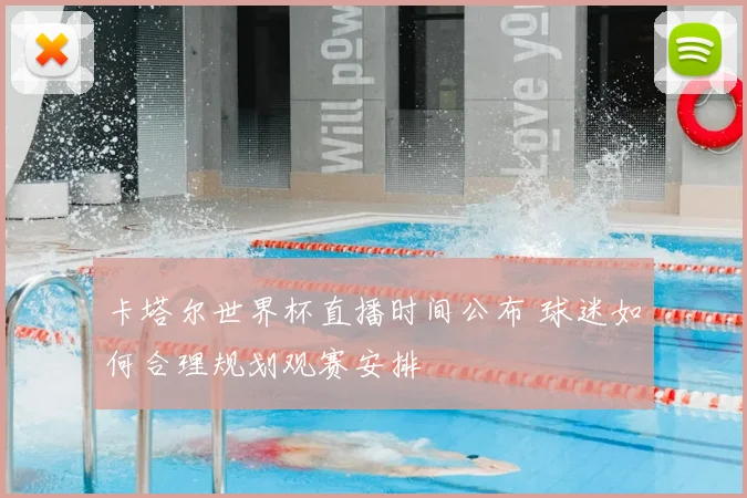 卡塔尔世界杯直播时间公布 球迷如何合理规划观赛安排