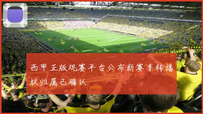 西甲正版观赛平台公布新赛季转播权归属已确认